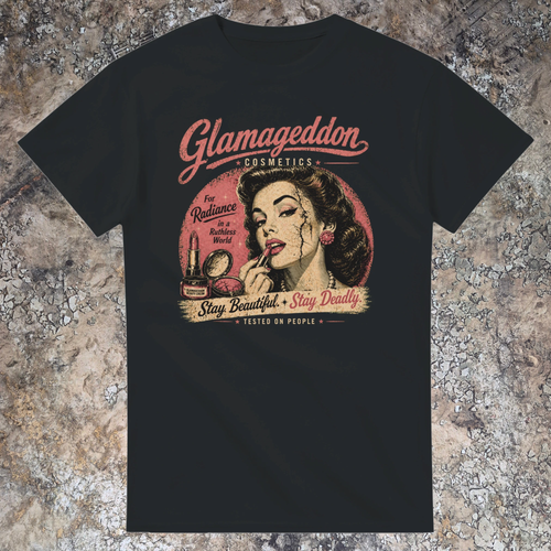 Glamageddon Cosmetics T-Shirt (Dark Variant)