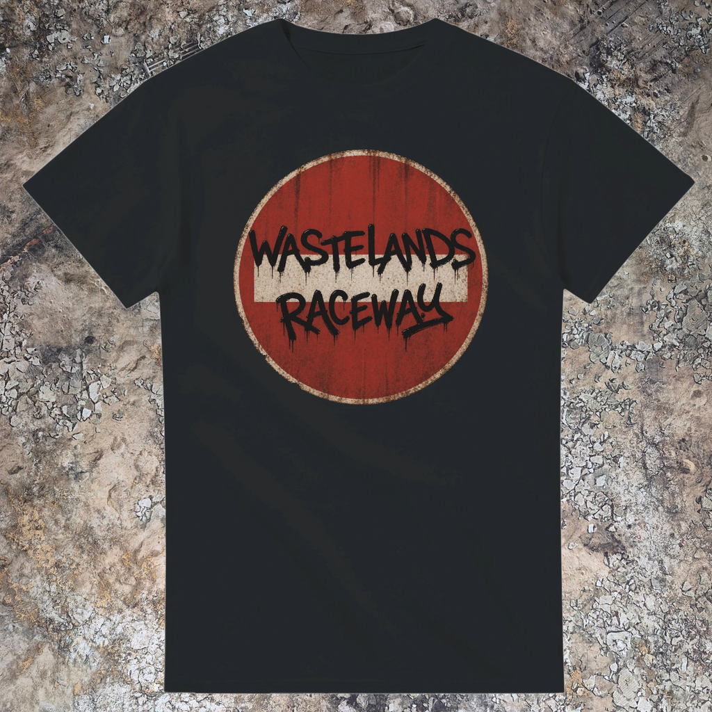 Wastelands Raceway - Distressed Sign T-Shirt