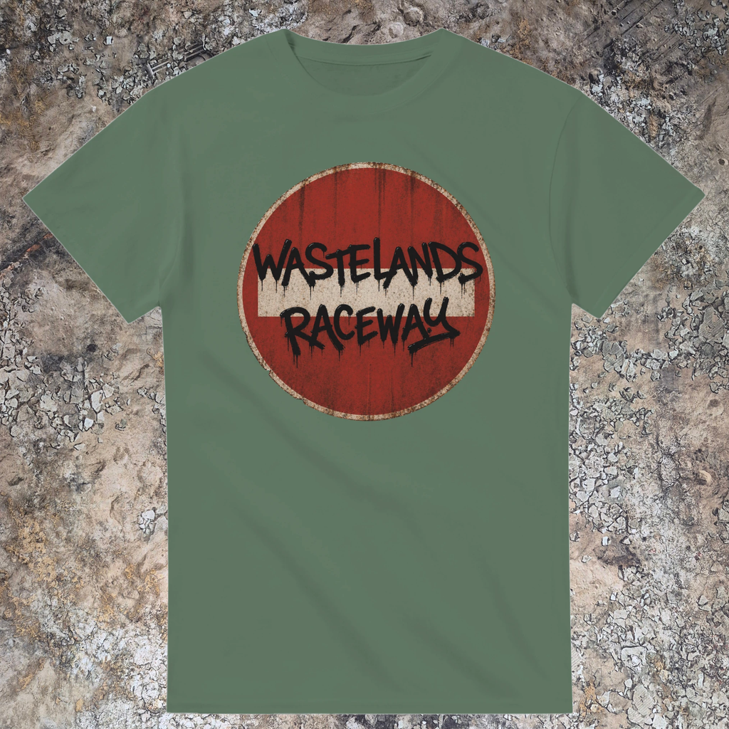 Wastelands Raceway - Distressed Sign T-Shirt