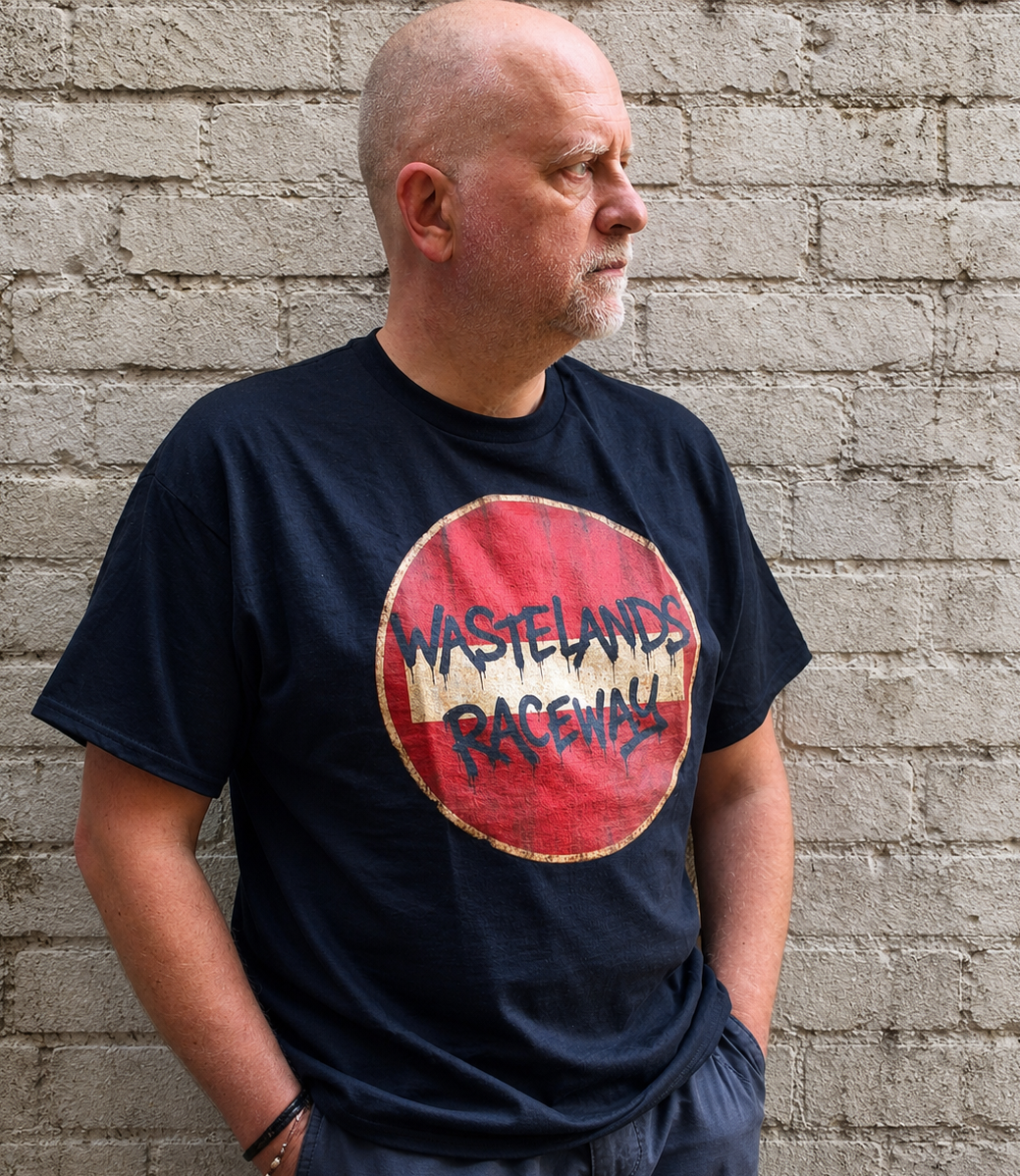 Wastelands Raceway - Distressed Sign T-Shirt
